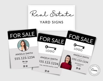 Real Estate Yard Sign Template, Real Estate Sign For Sale, For Sale Sign Realtor, Realtor Yard Sign, Open House, Realtor Marketing