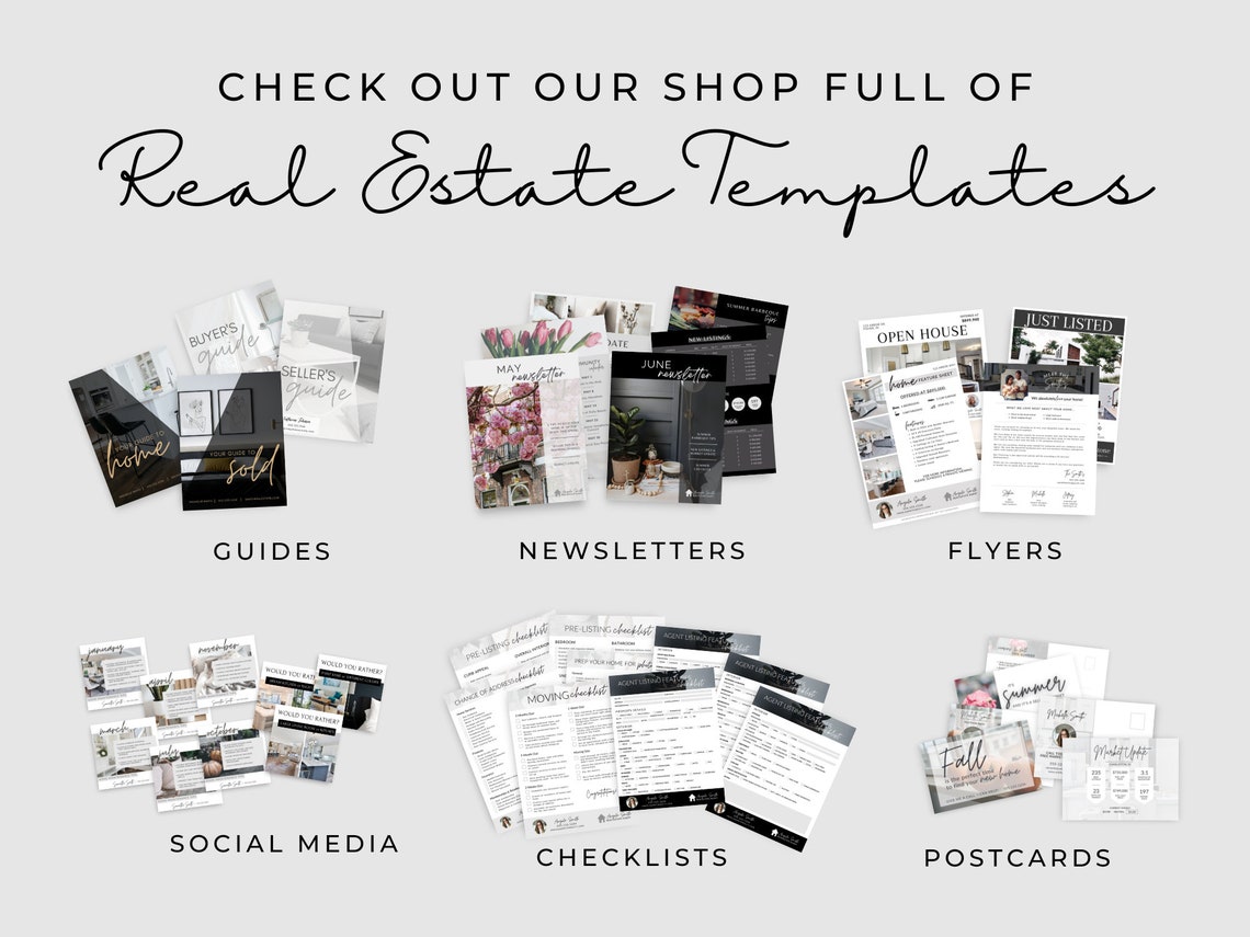 Real Estate Textable Review Template Textable Review Request Etsy