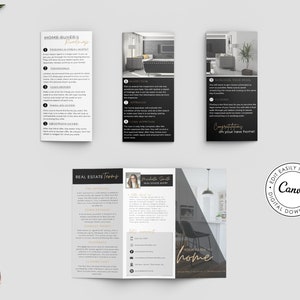 Real Estate Brochure Template, Real Estate Buyers Guide, Real Estate Trifold, Real Estate Buyer Presentation, Real Estate Home Buying Guide