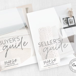 Real Estate Buyer and Seller Guide, Real Estate Buyer Packet, Real Estate Seller Packet, Real Estate Buyer Book, Buyer Presentation