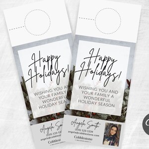 Real Estate Door Hanger Tag Template Design, Real Estate Fall Marketing, Real Estate Marketing, Real Estate Farming, Realtor Door Knocking