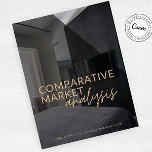 Comparative Market Analysis Real Estate, Real Estate Comparable, CMA Packet, CMA Real Estate, CMA Template, Market Analysis Real Estate