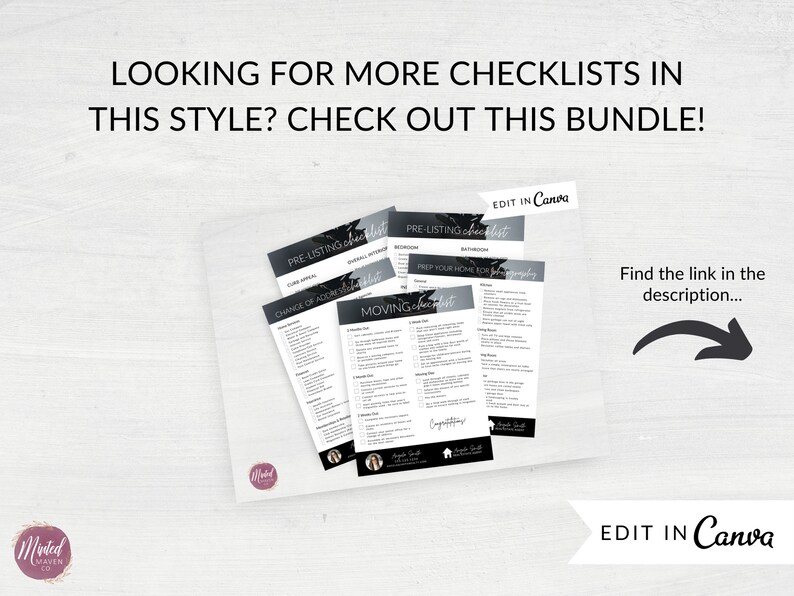 Real Estate Home Maintenance Checklist Template (canva Editable ...