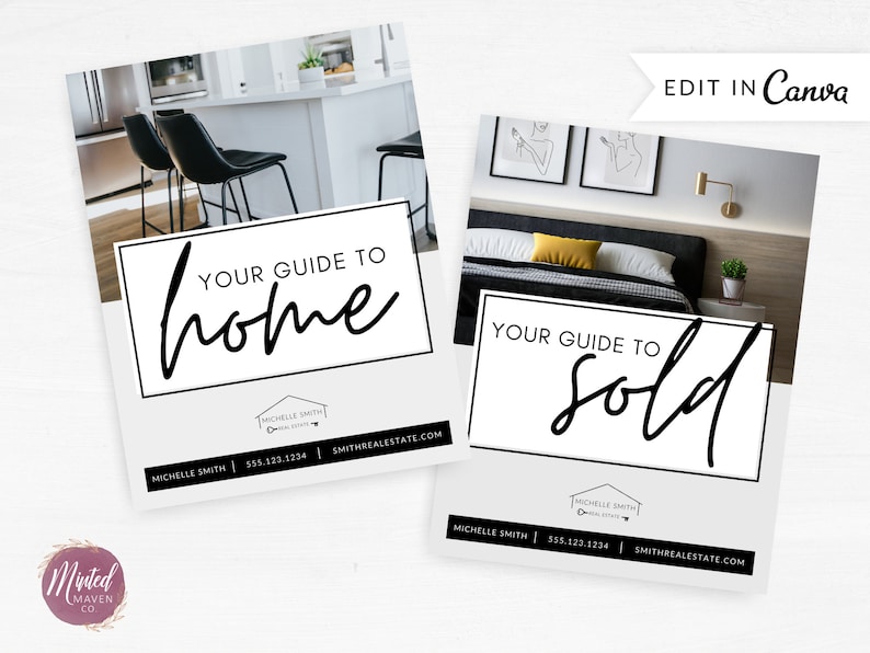 Real Estate Buyer Guide Real Estate Seller Guide Realtor Etsy