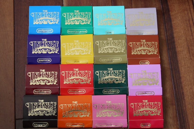 50 Pkthe Original Incense Match 50 Matchbooks // Customizable Etsy