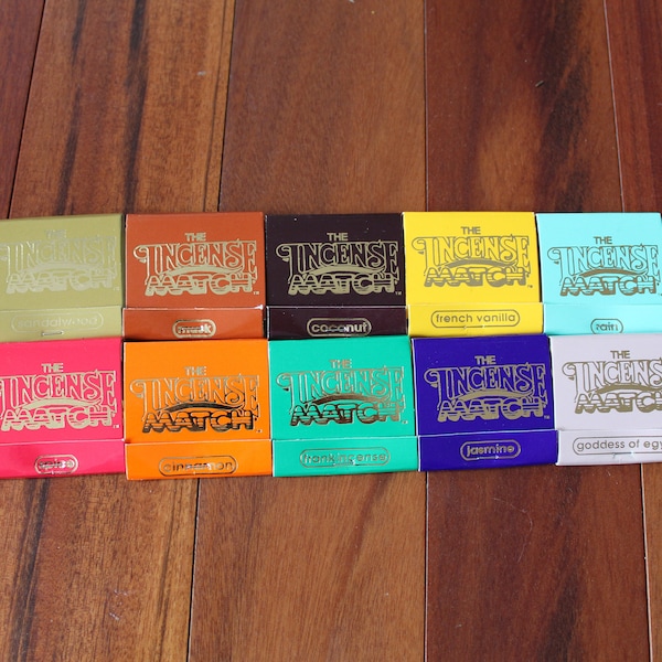 10 pk-The Original Incense Match 10 Matchbooks // Customizable // Assorted // Odor Buster// You pick your favorite scents!