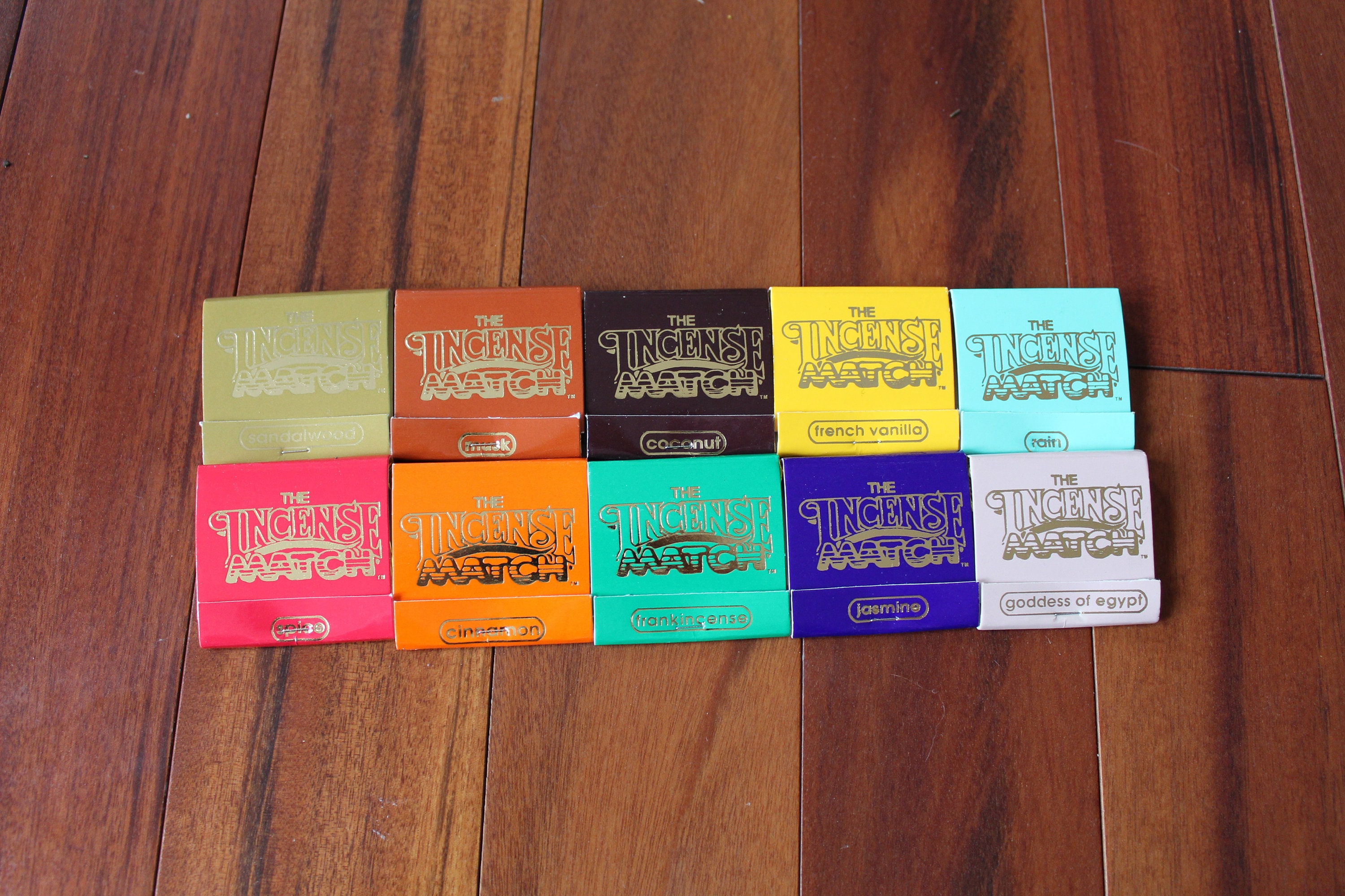 10 pk-The Original Incense Match 10 Matchbooks // Customizable // Assorted // Odor Buster// You pick your favorite scents!