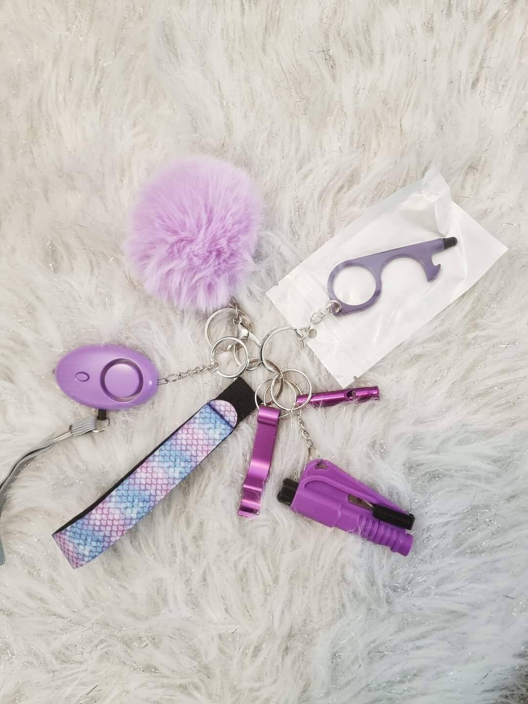 Self Defence Keychain Safety Keyring Keychain for Women Etsy UK