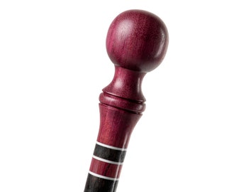 Classic Walking Stick Knob Designer Ball Walking Cane Knob handmade handle black wooden shaft