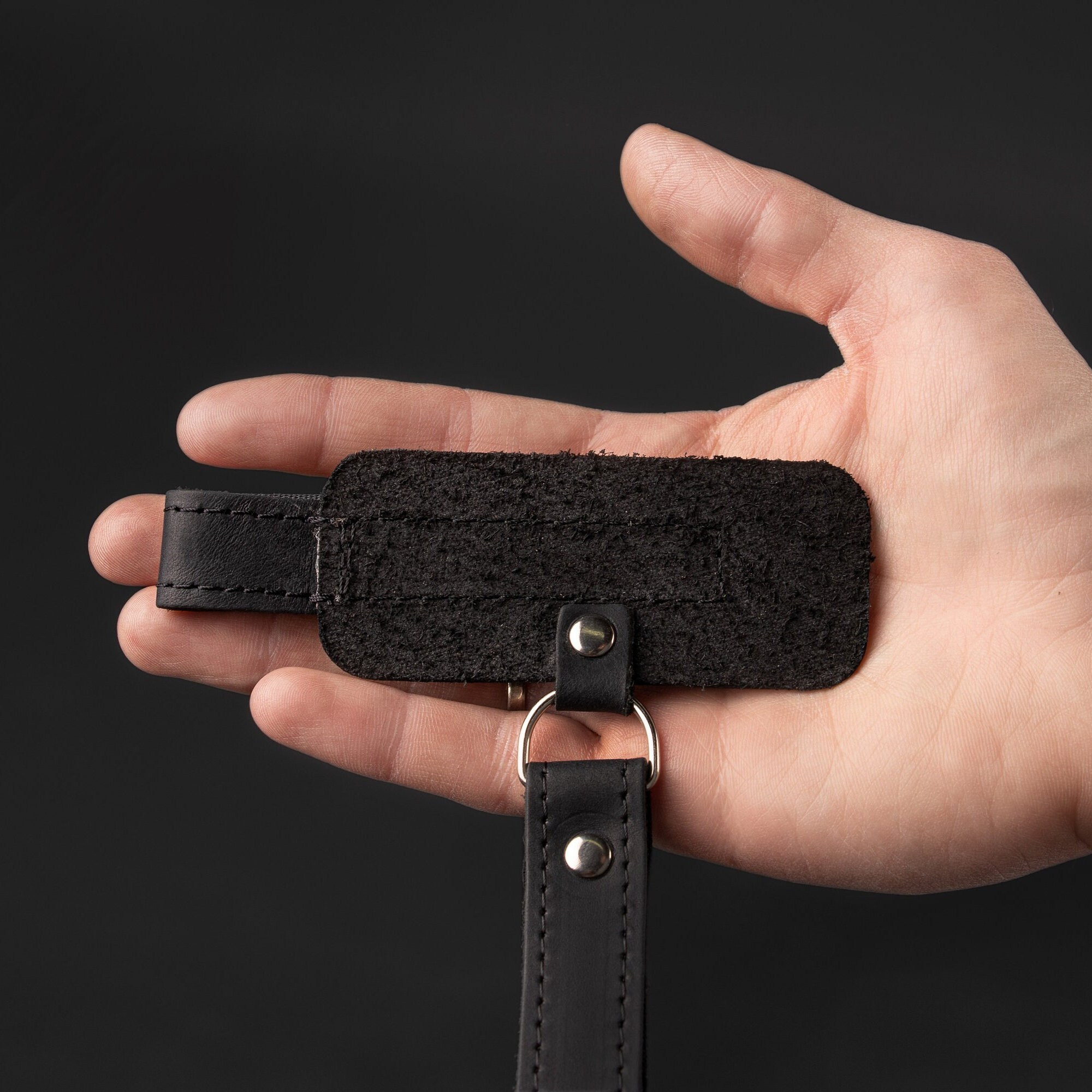 Walking Stick Wrist Cord Clamp Black Walking Cane Wrist Etsy