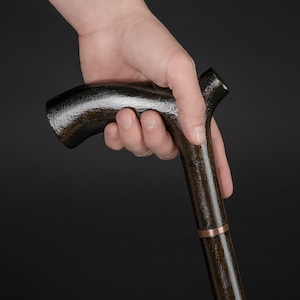 Ergonomic Wooden Walking Cane for Men and Women Fancy Gift Classic Derby Walking Cane Hand Carved Elegant Sticks Wood Fritz Handle