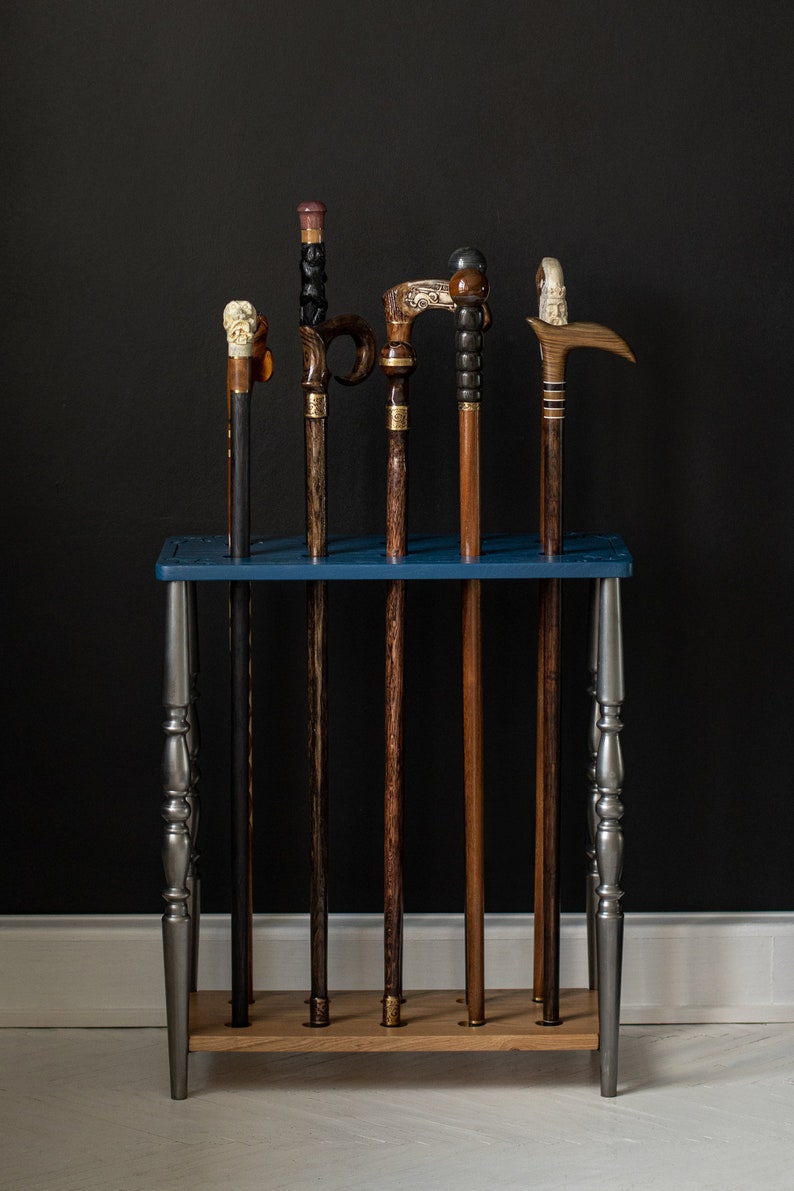 Walking Cane Display Stand & Walking Stick Holder Casual Etsy