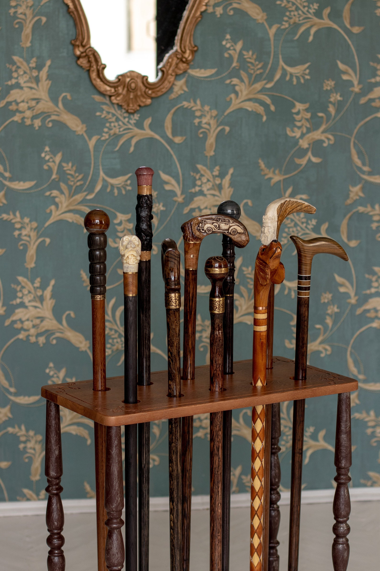 Antique Walking Cane Stand & Walking Stick Holder Vintage Etsy