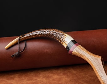 Shoehorn Handmade Shoe Horn Men's Shoe Accessory, Design Deer Horn Handle Shoehorn long handle - Vintage Gift for Man and Woman