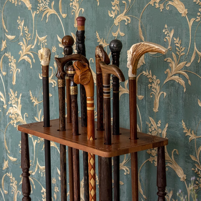 Antique Walking Cane Stand & Walking Stick Holder Vintage Etsy