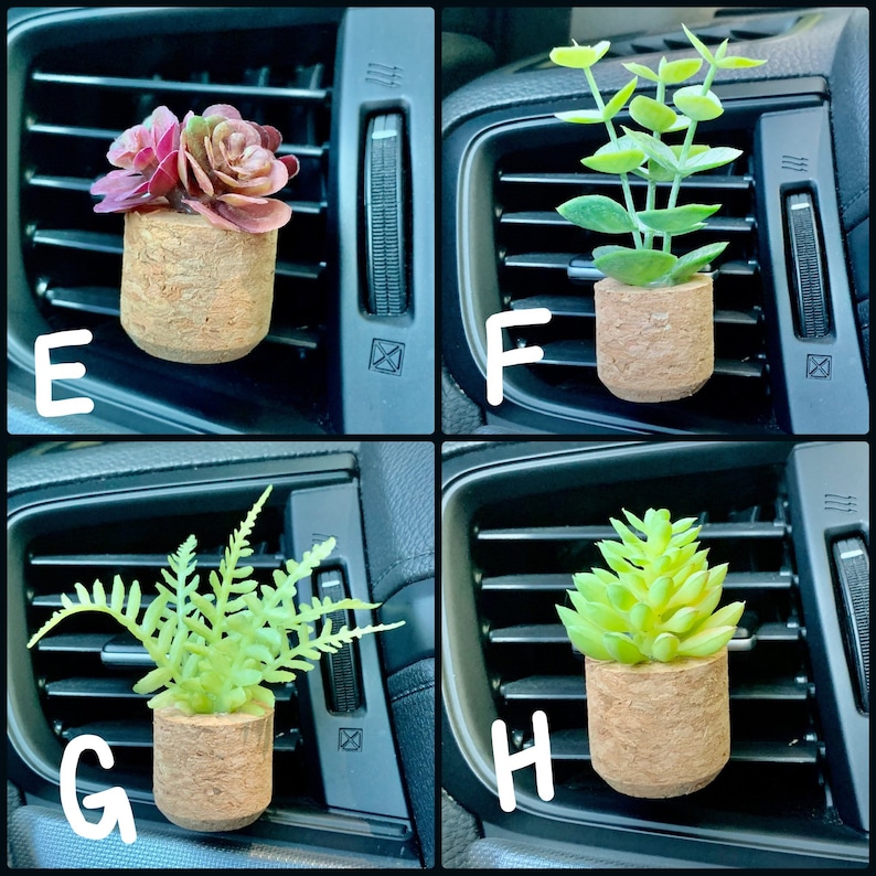 CAR AIR FRESHENER Plant Vent Clip Car Accessories Car Etsy