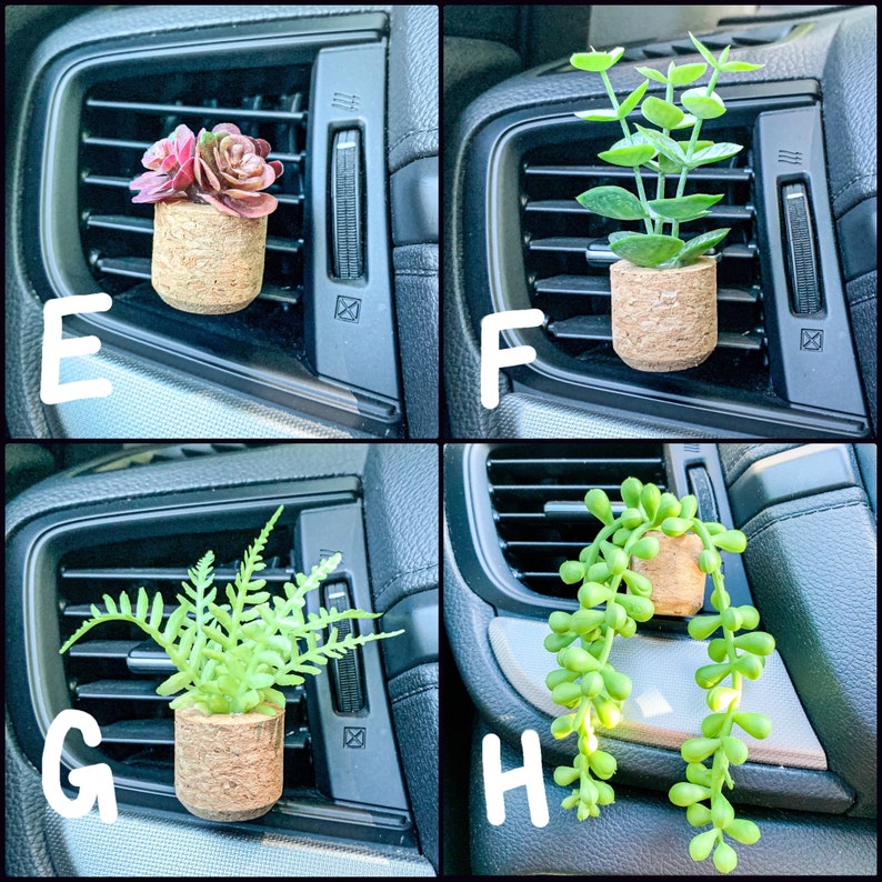 CAR AIR FRESHENER Plant Vent Clip Car Accessories Car Etsy