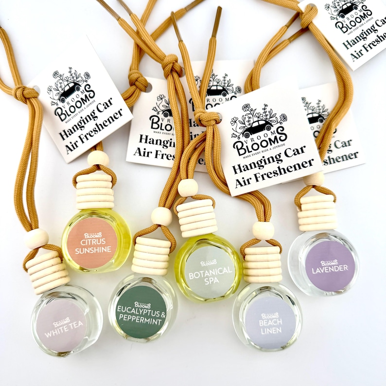 HANGING CAR FRESHENER | Car Air Freshener | Car Fragrance Diffuser | Cute Car Accessories For Women | Hanging Car Diffuser | New Car Gift image 1