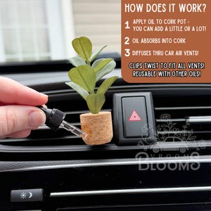 Car Air Freshener refills | Plant Vent Clip fragrance oil refill | Car Accessories | Car Diffuser refill *FRAGRANCE REFILL ONLY* image 5