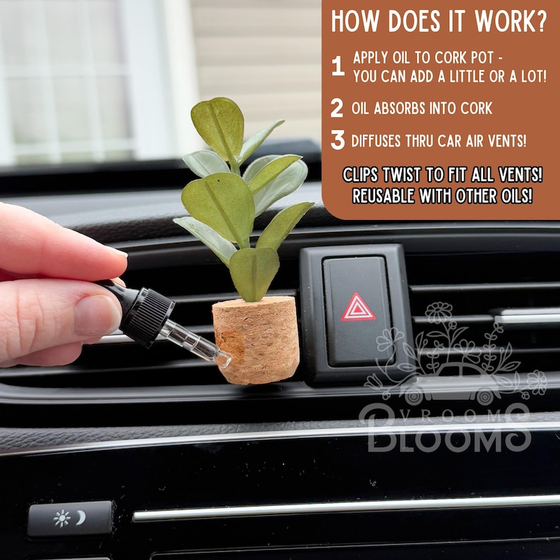 Car Air Freshener refills | Plant Vent Clip fragrance oil refill | Car Accessories | Car Diffuser refill *FRAGRANCE REFILL ONLY* image 5