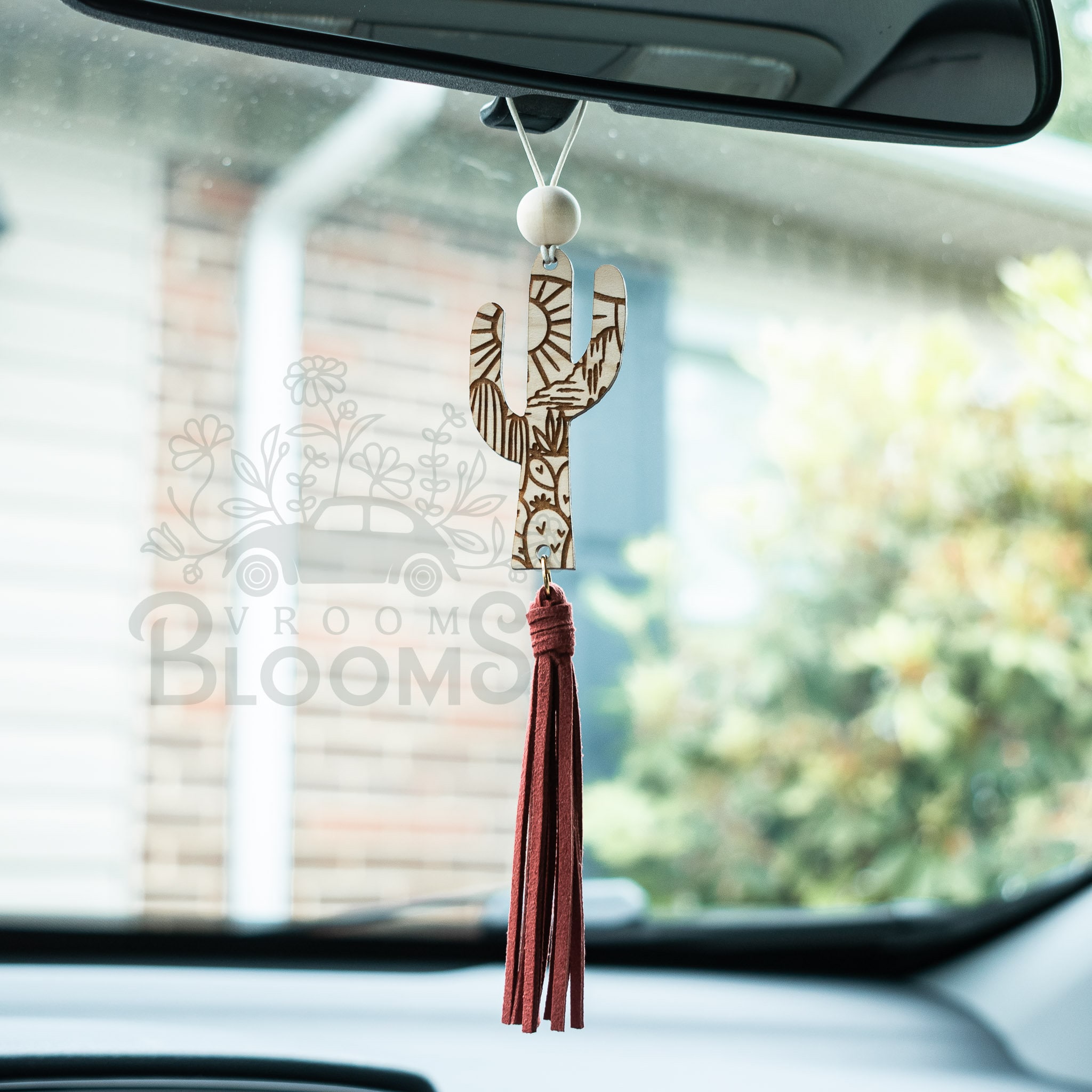 Western rear sale view mirror charms