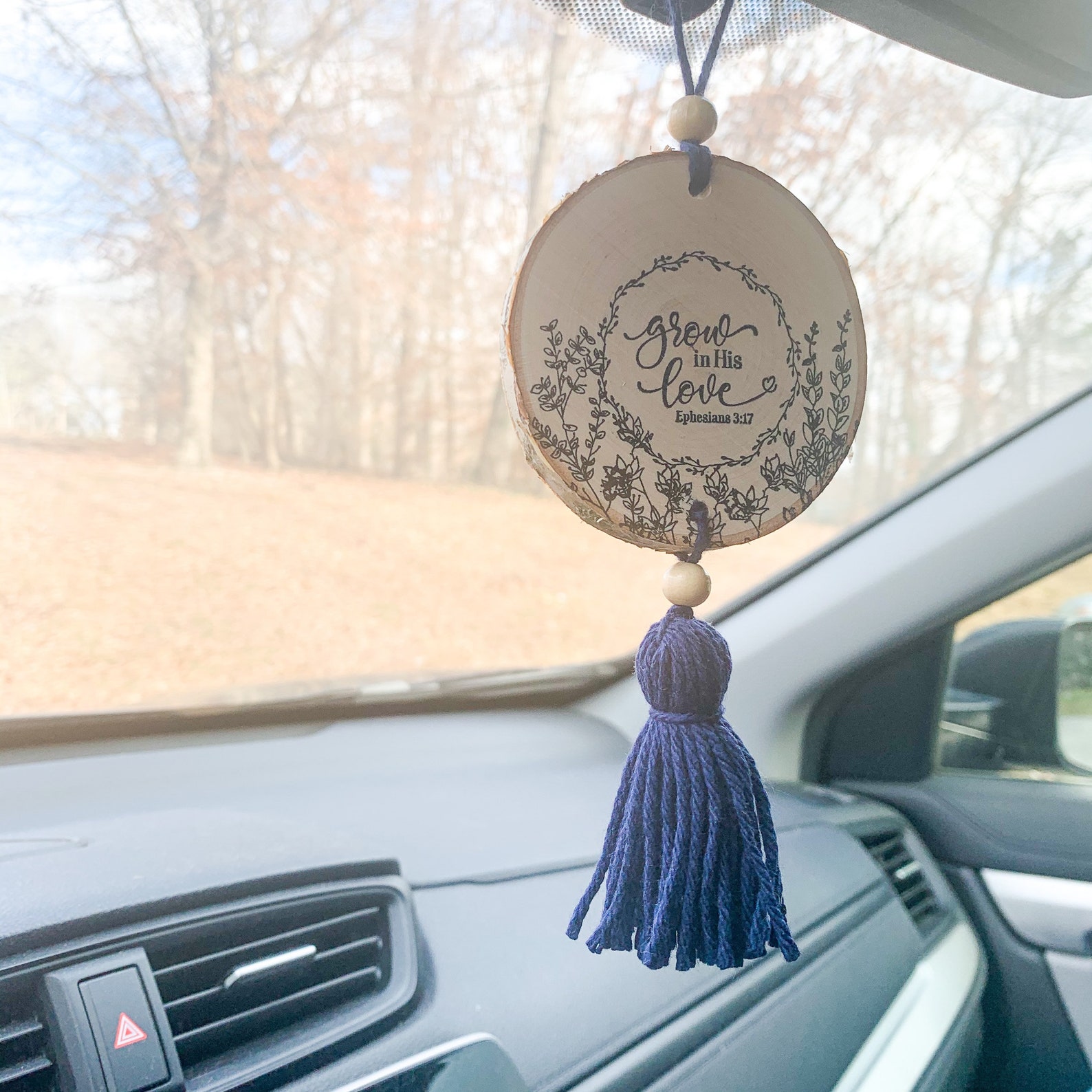 Christian Car Charm Christian Car Accessories Rear View Etsy