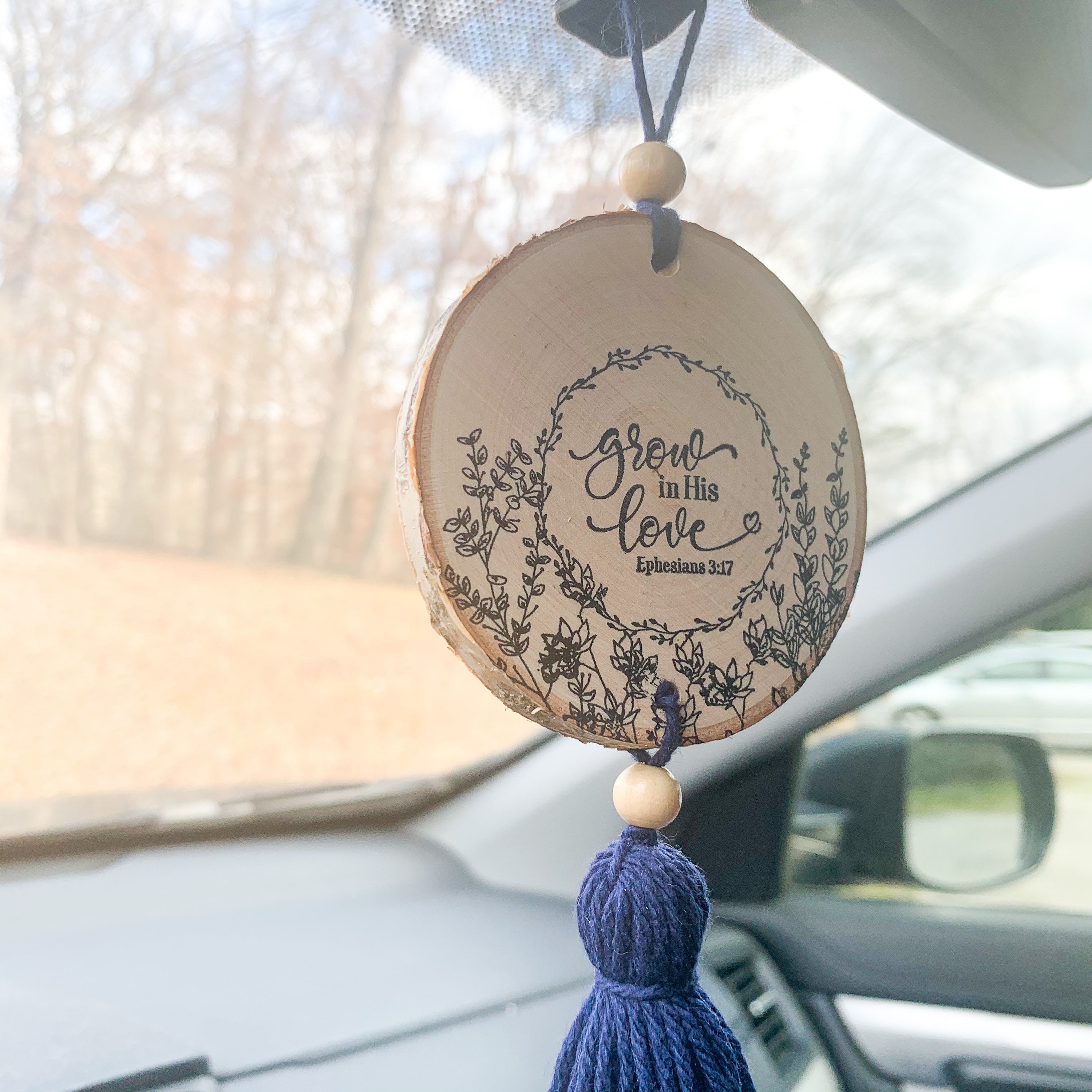 Christian Car Charm Christian Car Accessories Rear View Etsy