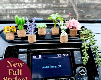 Plant Car Air Freshener | Succulent Vent Clip Diffuser | Cork Car Scent | Eco Car Gift | Essential Oil Clip | Bridesmaid Gift | Handmade