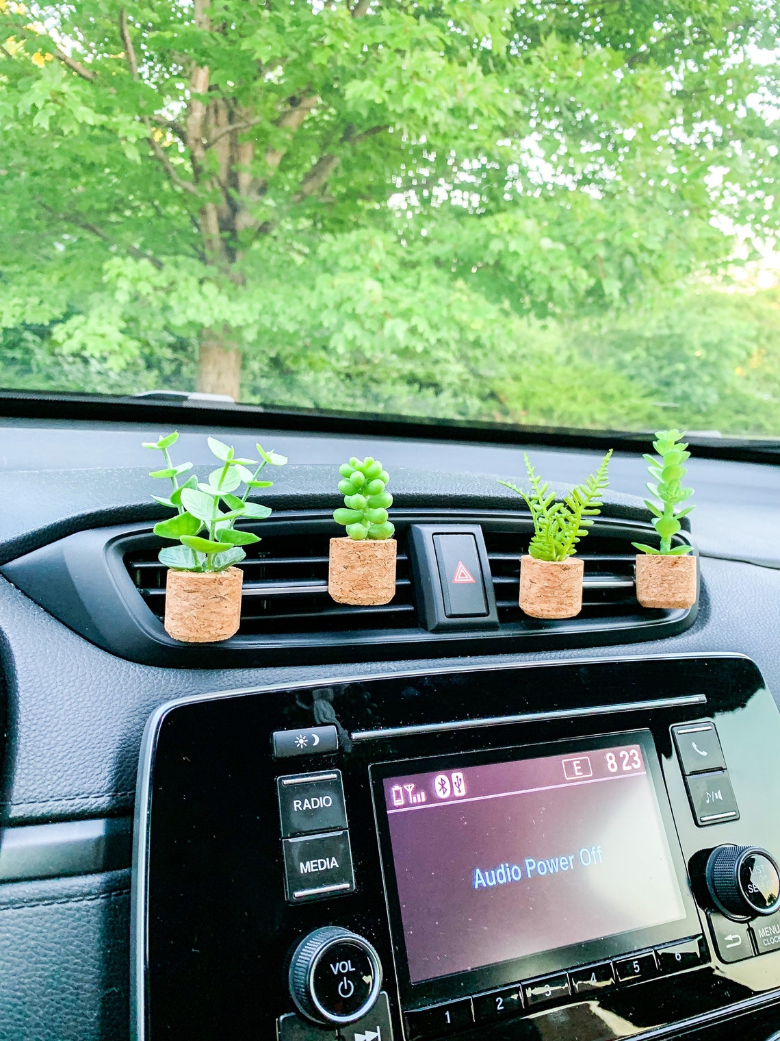 CAR AIR FRESHENER Plant Vent Clip Car Accessories Face Etsy