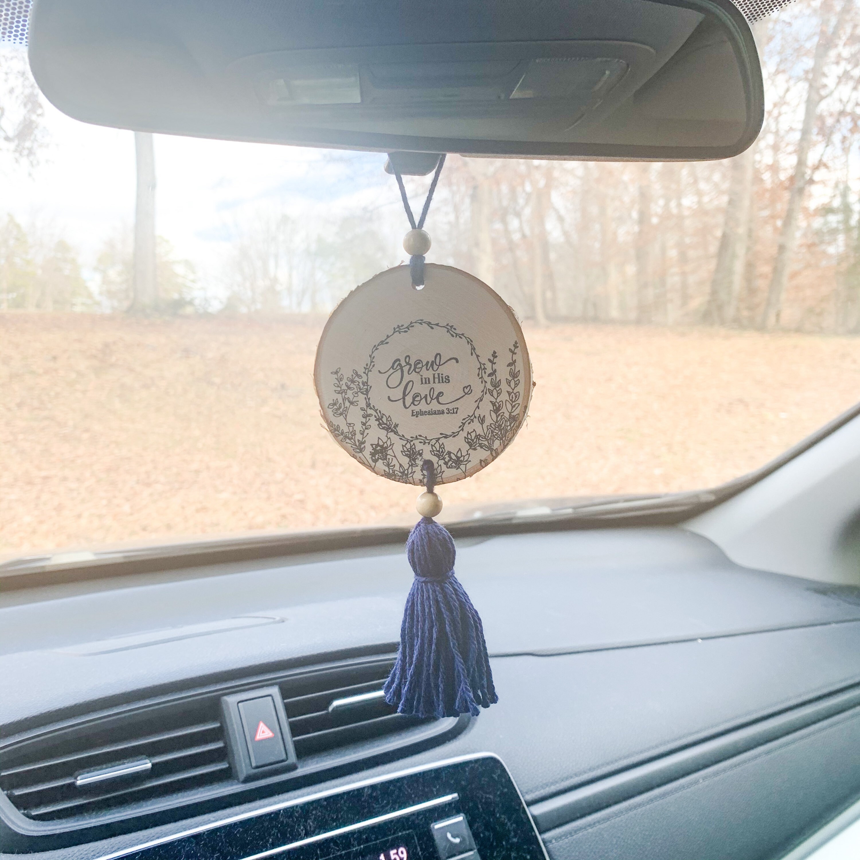 Christian Car Charm Christian Car Accessories Rear View Etsy