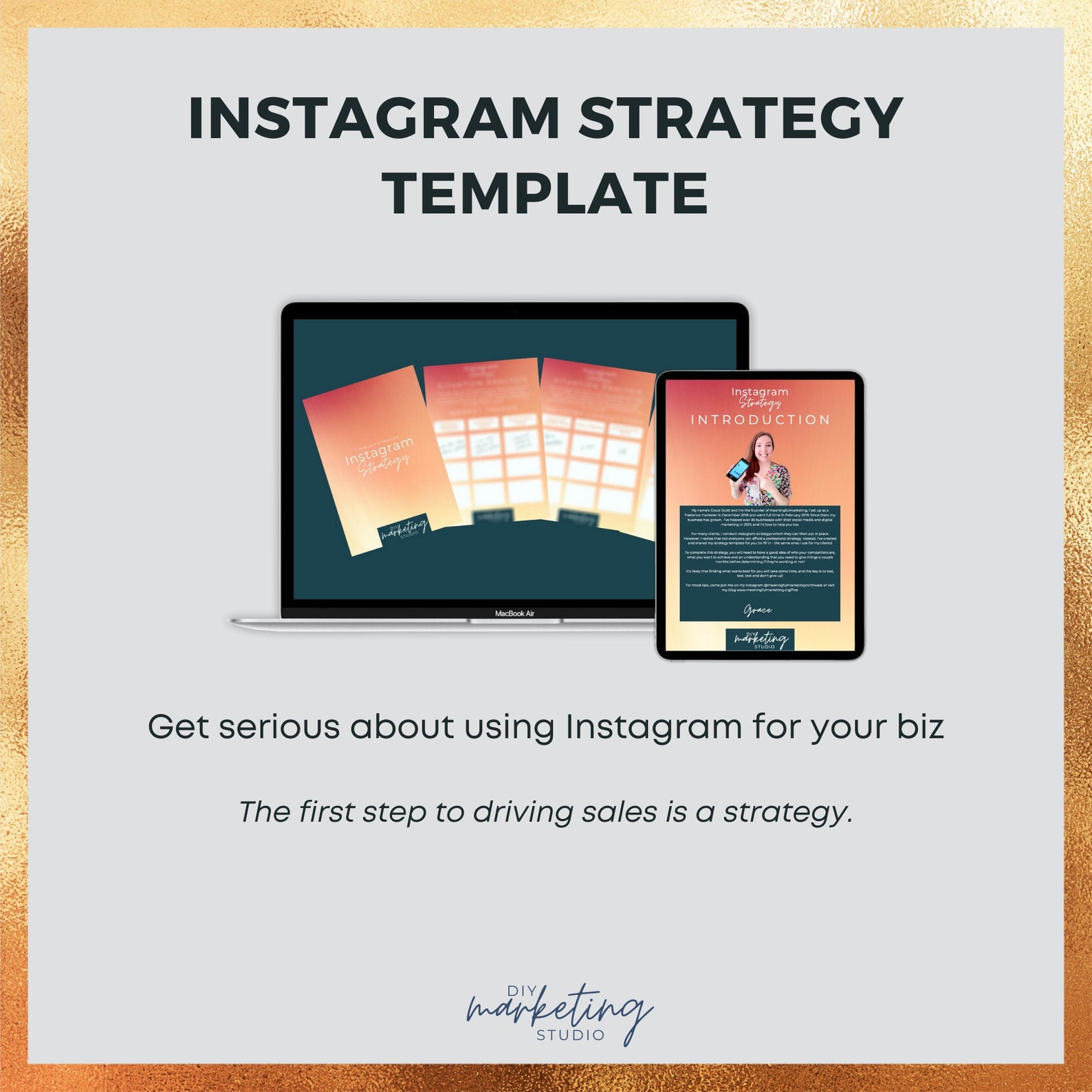 Instagram Strategy Template INSTANT DIGITAL DOWNLOAD Etsy