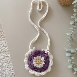 Porte-monnaie en crochet pour tout-petit - Violet