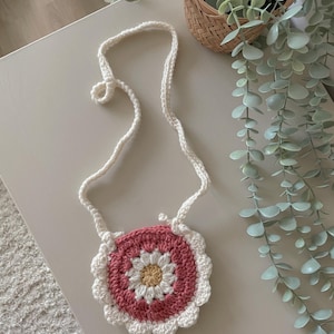 Porte-monnaie au crochet pour tout-petit - Canneberge