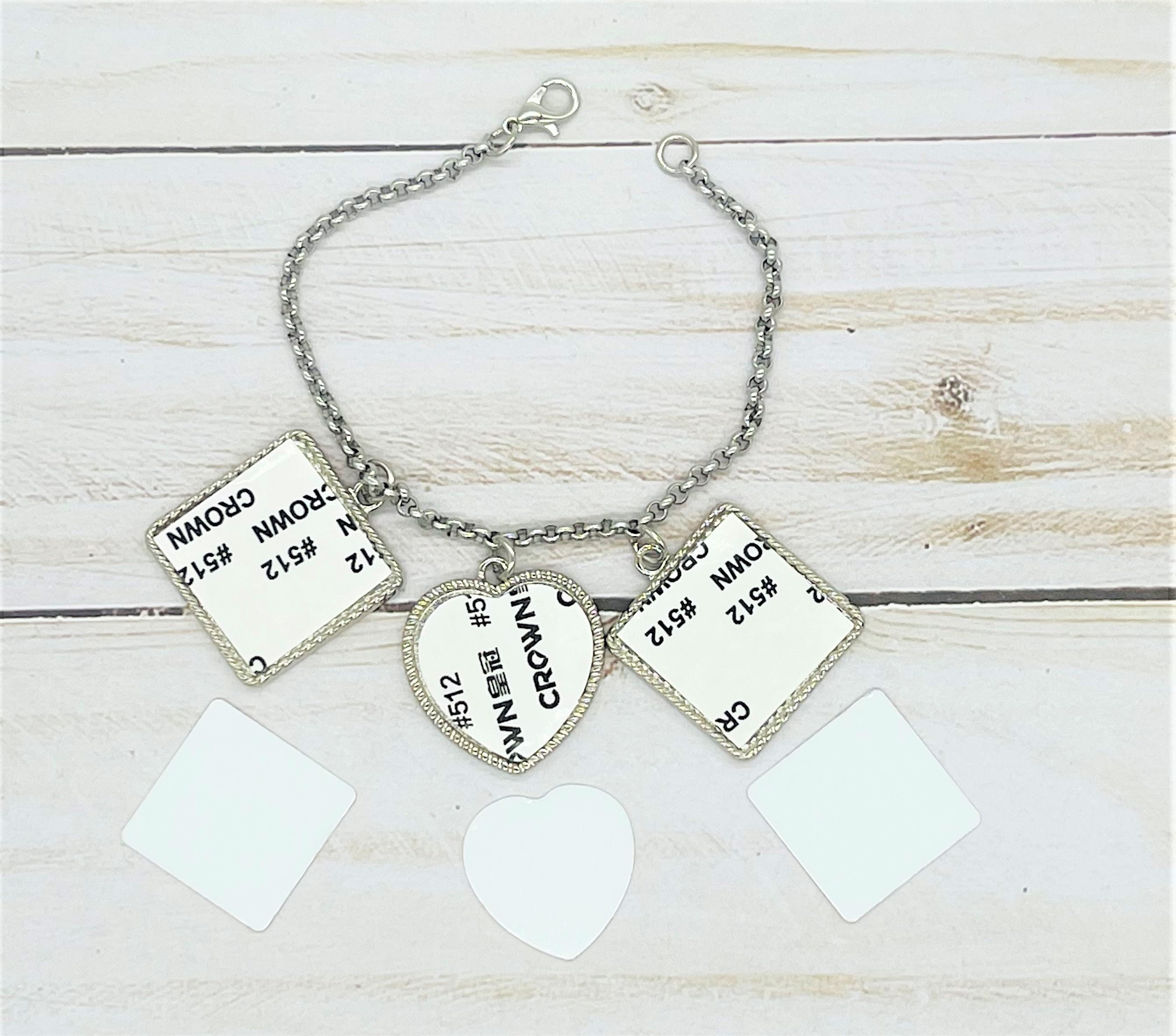 Sublimation BLANK Bracelets Charm Personalize Etsy
