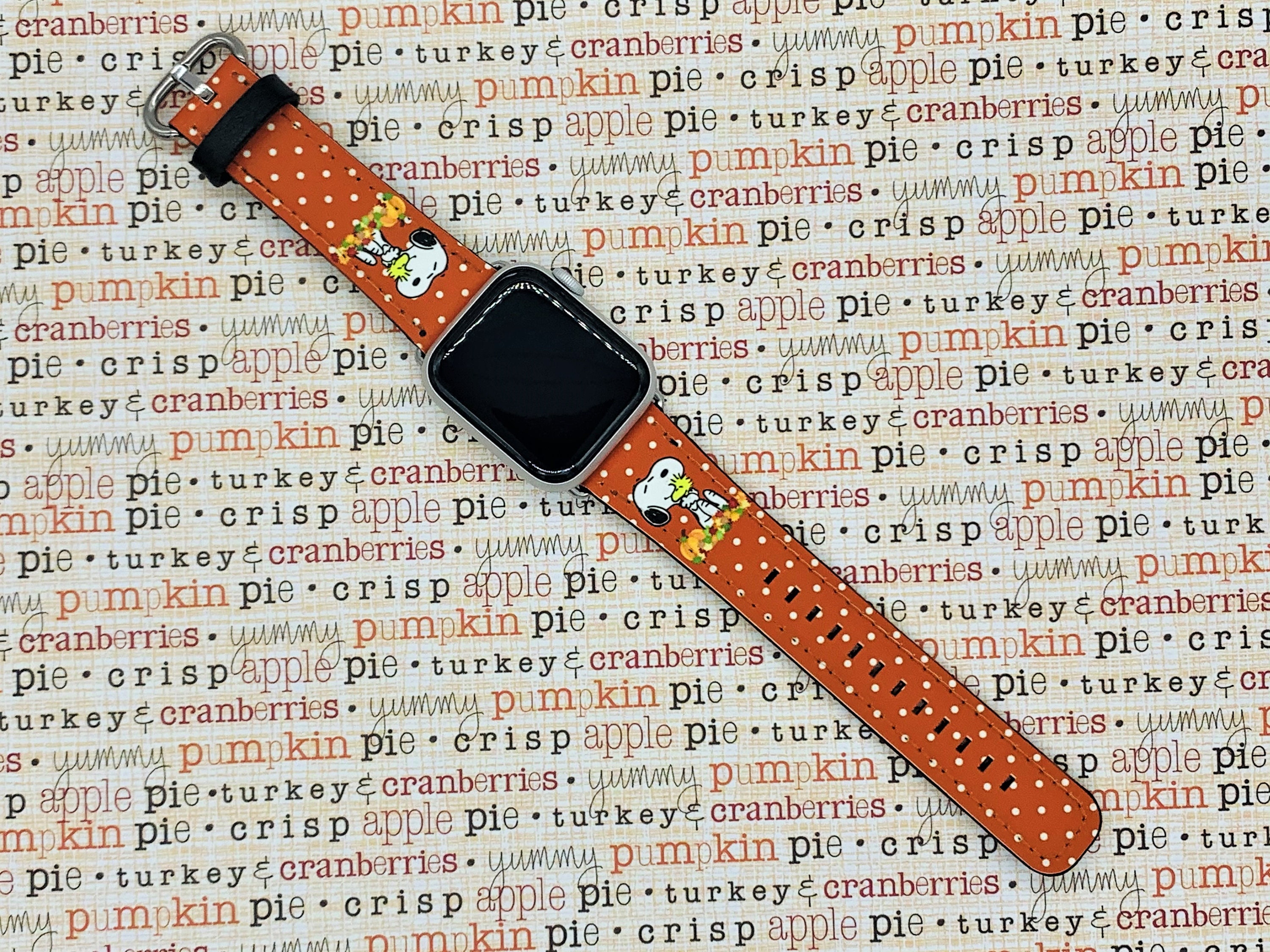 (Japanese Anime Girl) Patterned Leather Wristband Strap for Apple Watch  Series 4/3/2/1 gen,Replacement for iWatch 42mm / 44mm Bands