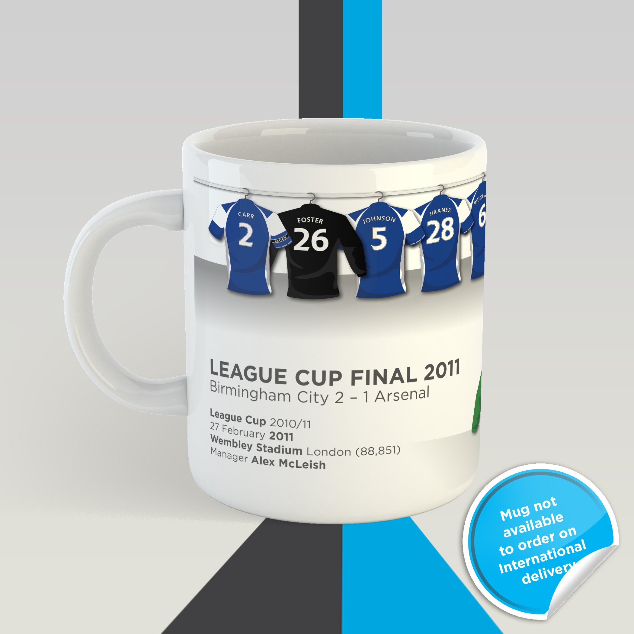 Birmingham City Football Club FC League Cup Final 2011 Winning Etsy