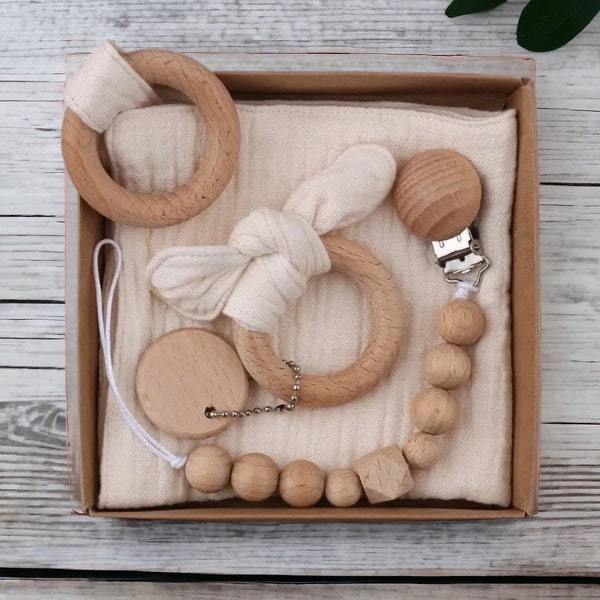 Geschenkset „Newborn Nature“ für Babyparty, Taufe, Geburt oder einfach mal so - personalisierbar mit Namen -