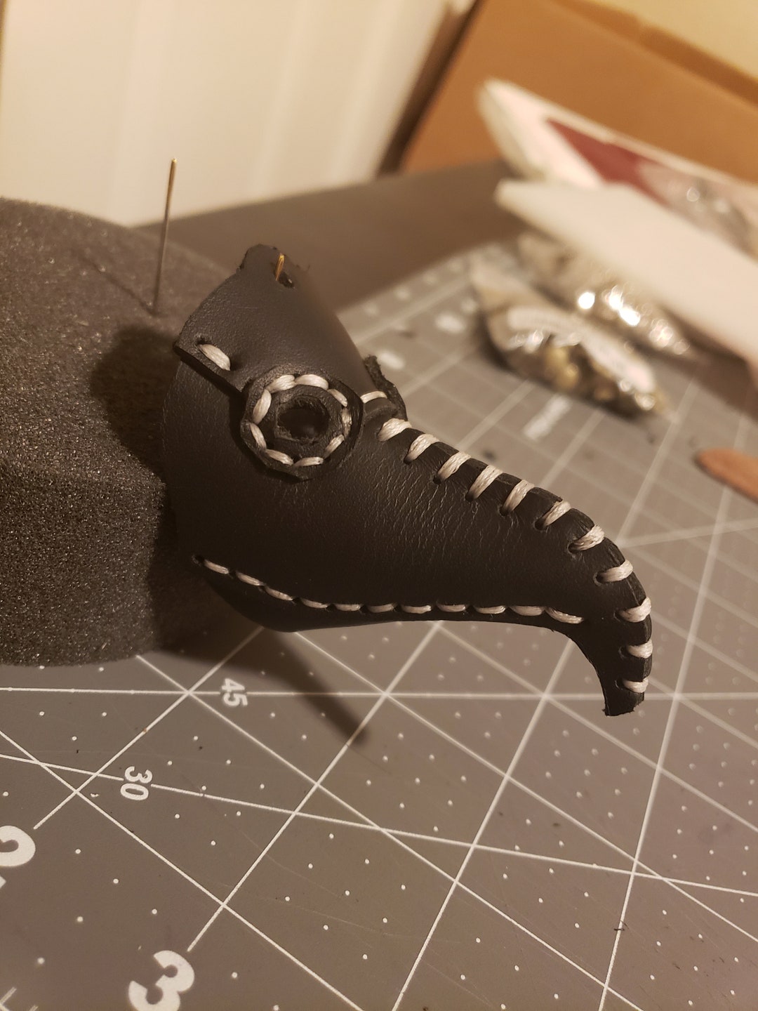 Plague Doctor Keychain - Etsy