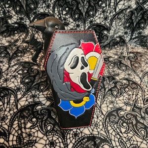 Halloween Custom Leather Coffin Wallets