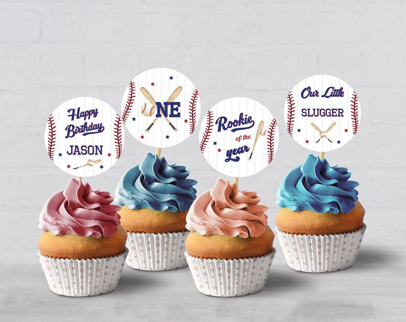 Editable Baseball Food Labels Baseball Birthday Food Cards - Etsy