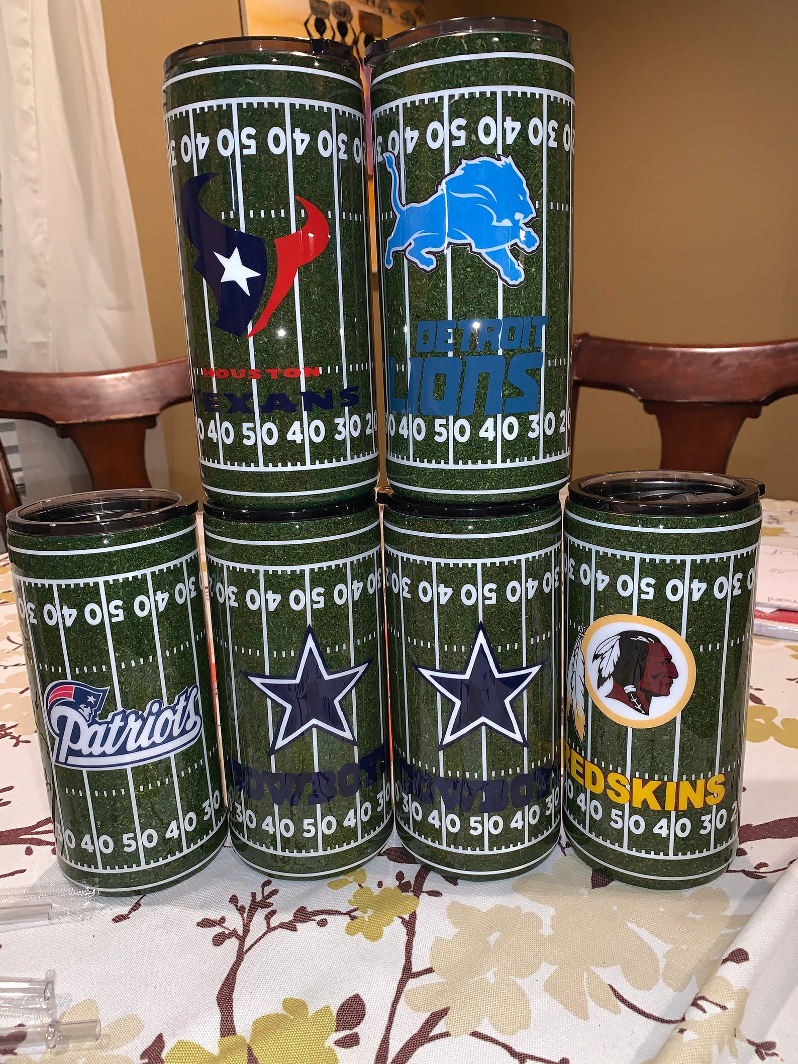 Customizable Football Tumbler Etsy