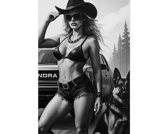 Cowgirl Vibes Rolle Poster, Western Wand Kunst, rustikale Wohnkultur, Geschenke für Cowgirls, Dekoration im Landhausstil
