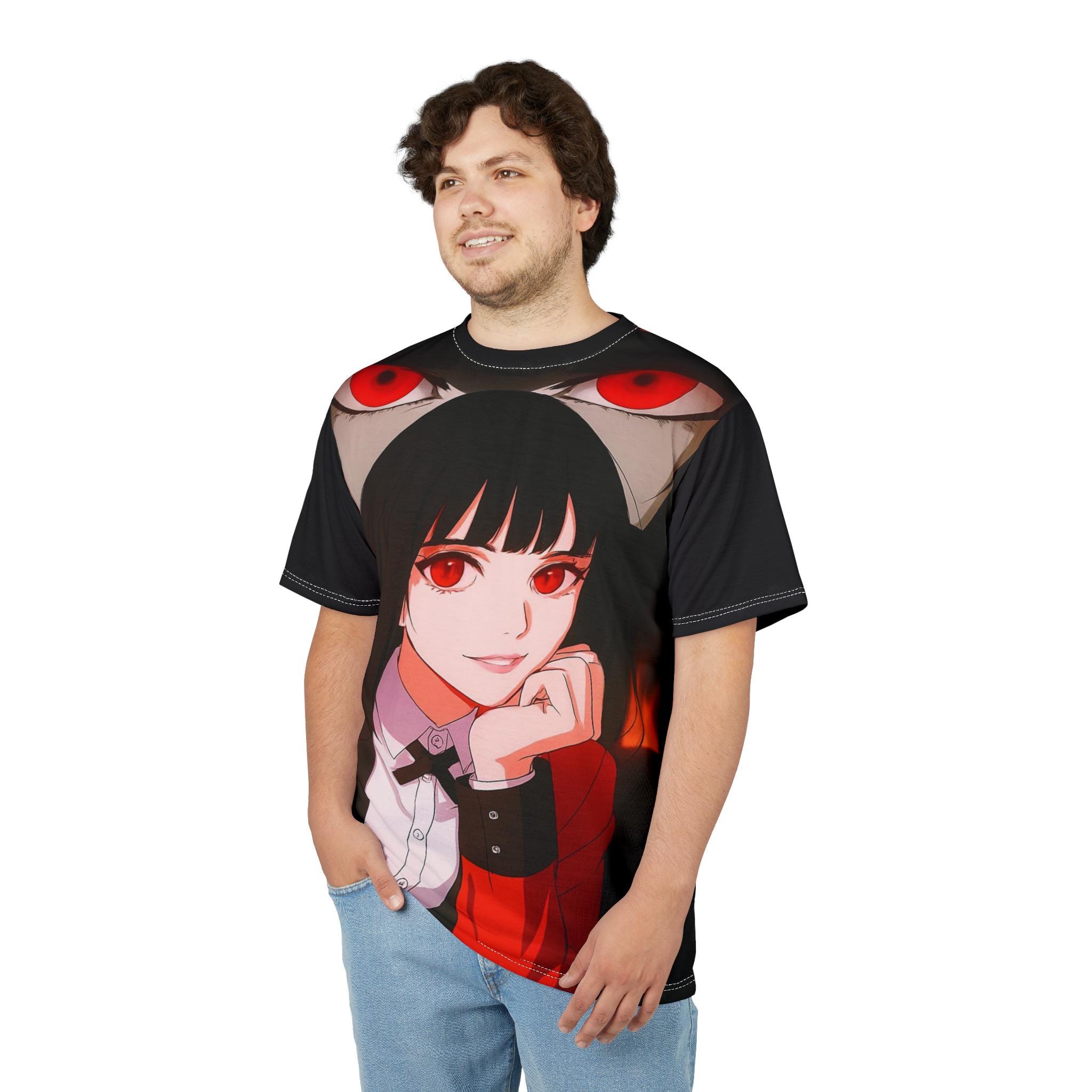 賭ケグルイ アニメキャラクターグラフィックTシャツ、ユニセックス半袖 
