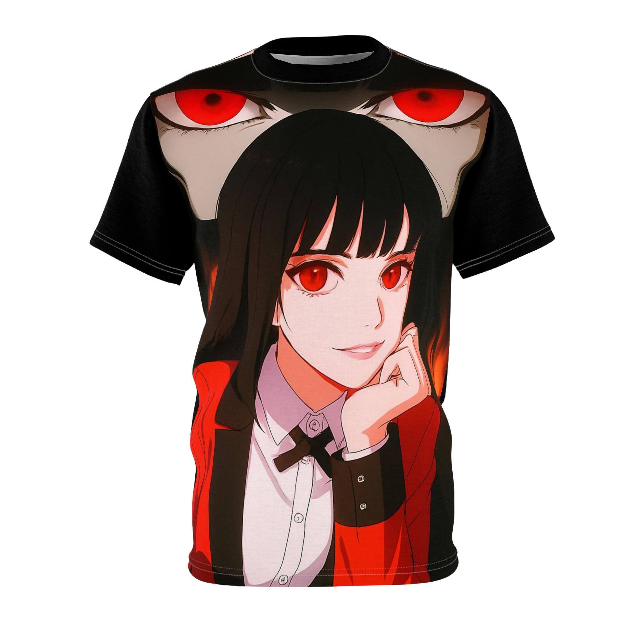 賭ケグルイ アニメキャラクターグラフィックTシャツ、ユニセックス半袖 