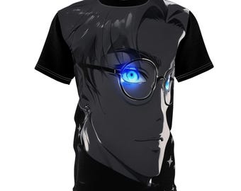 Gojo jujutsu kaisen Dark Starlight Unisex T-Shirt, Anime-Grafik-T-Shirt, Freizeitkleidung, Geschenke für Anime-Fans, einzigartige Ästhetik