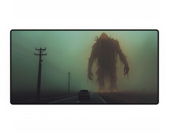 Spooky Creature Schreibtischunterlage | Gamer Schreibtischunterlage, Büro Deko, Halloween Geschenk, Home Office