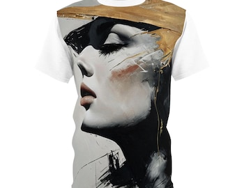 Künstlerisches Unisex T-Shirt, Mode-T-Shirt, Statement-Shirt, Freizeitkleidung, Geschenk für sie, kreative Kleidung