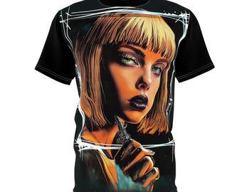 Edgy Art Graphic Tee, Unisex T-Shirt, Statement-Mode, Freizeitkleidung, Geschenk für Kreative, Kunstliebhaber Shirt