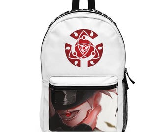Kakashi Anime-inspirierter Grafikrucksack, perfekt für Studenten, Fans, Schulanfang, Reisen, Cosplay, Geschenke