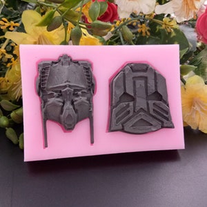 Transformer Robot Silicone Mold: Cake, Soap, Mask Tool